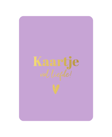 Wenskaart - Kaartje vol liefde