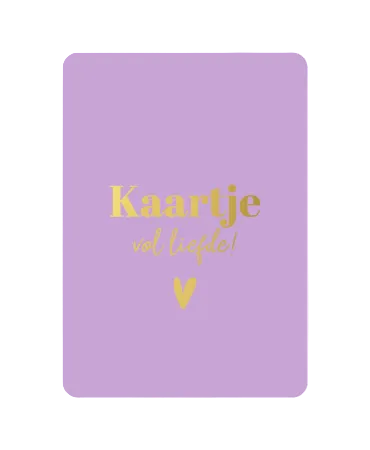 Wenskaart - Kaartje vol liefde