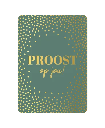 Wenskaart - Proost