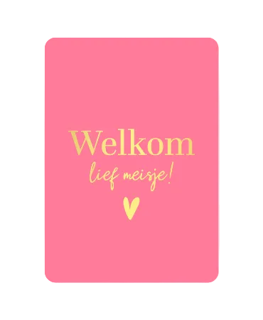 Wenskaart - Lief meisje