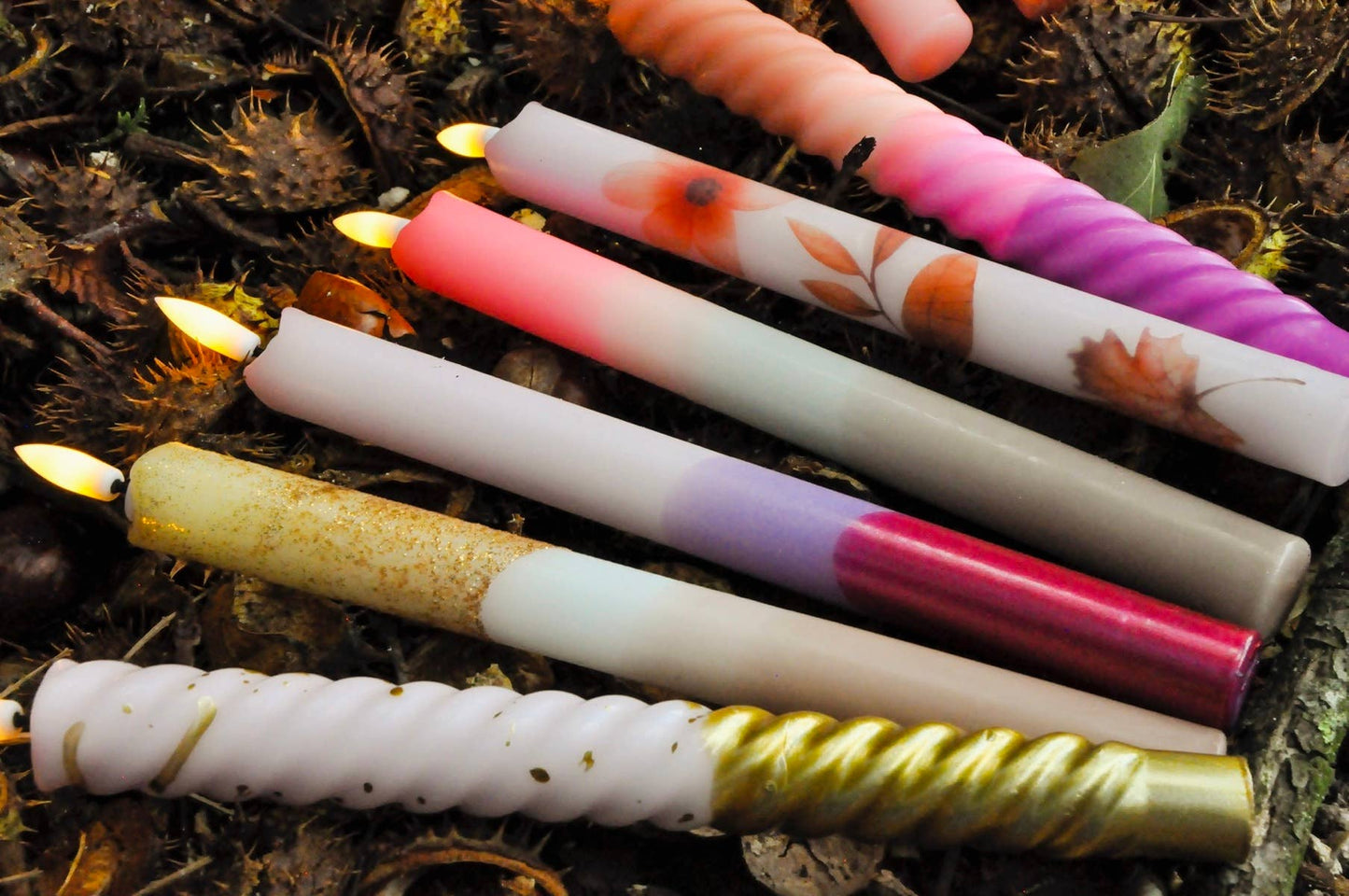 LED Pillar Candle Peachy