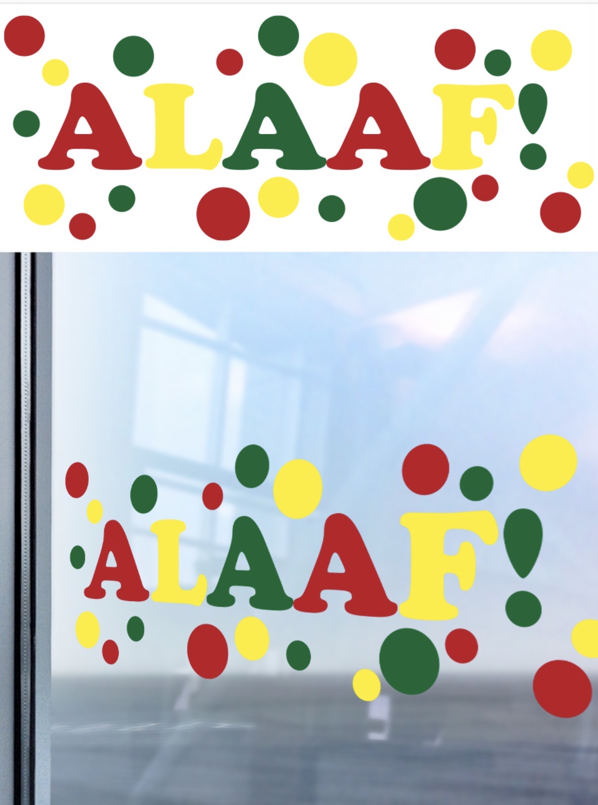 Raamsticker Alaaf
