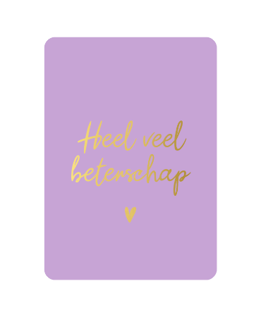 Wenskaart - Beterschap