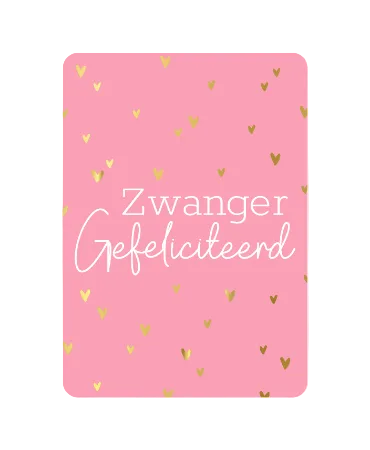 Wenskaart - Zwanger