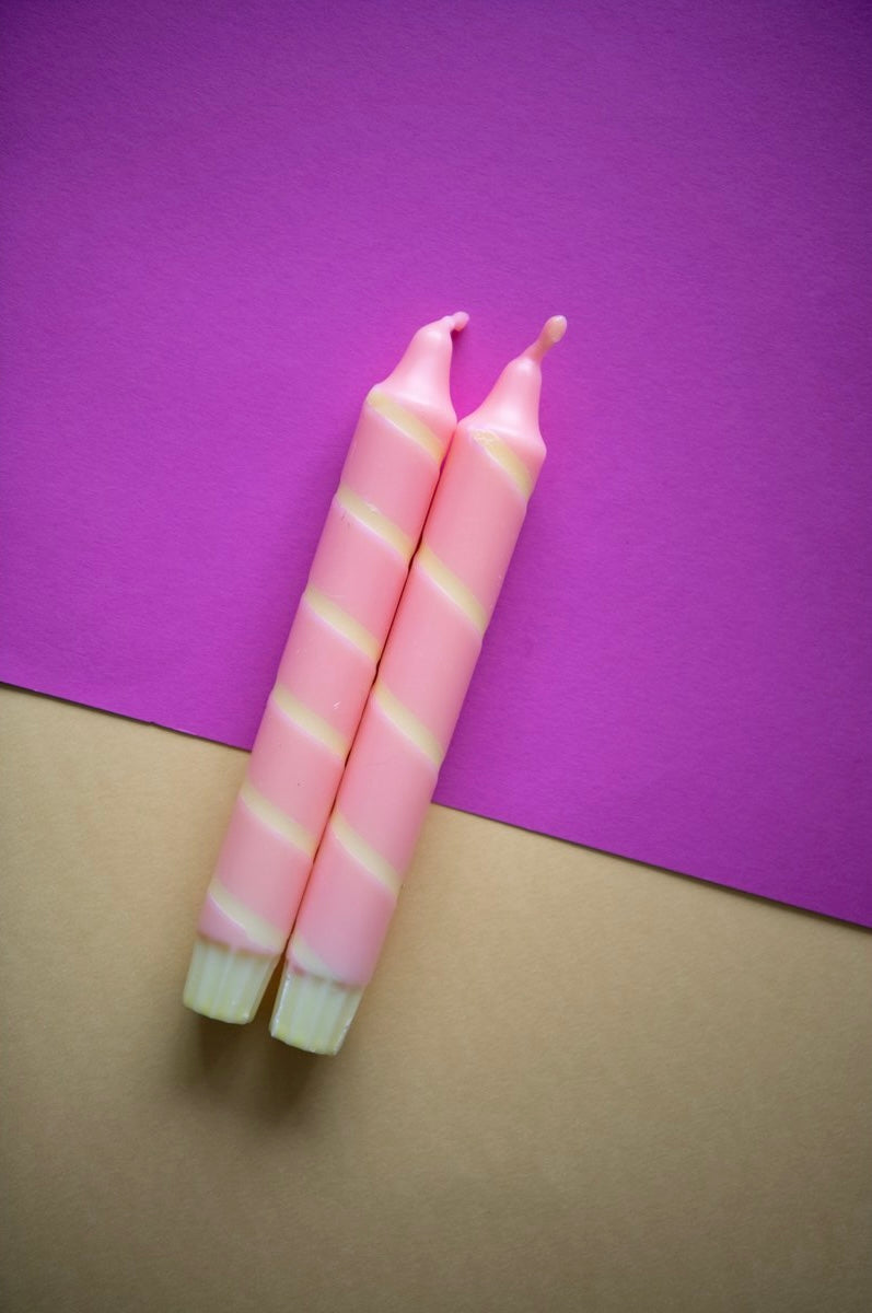 Dippy candle - Swirl