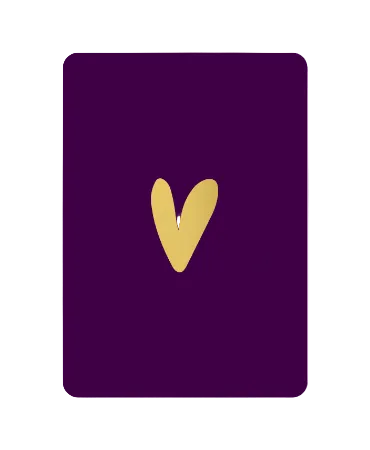 Wenskaart - Hart