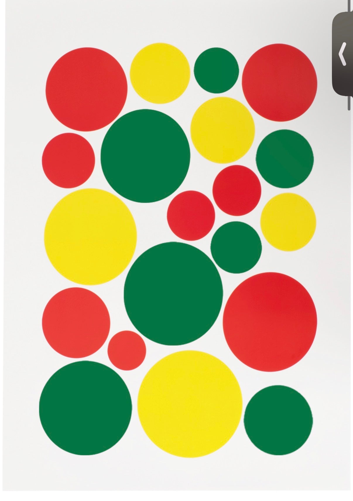 Raamsticker Confetti