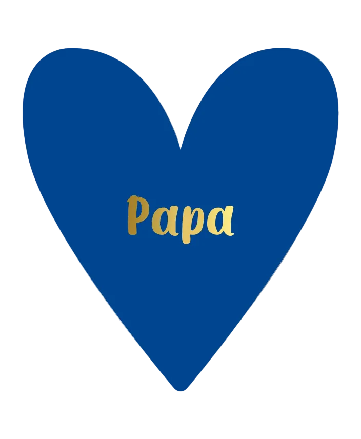 Wenskaart - Papa hart