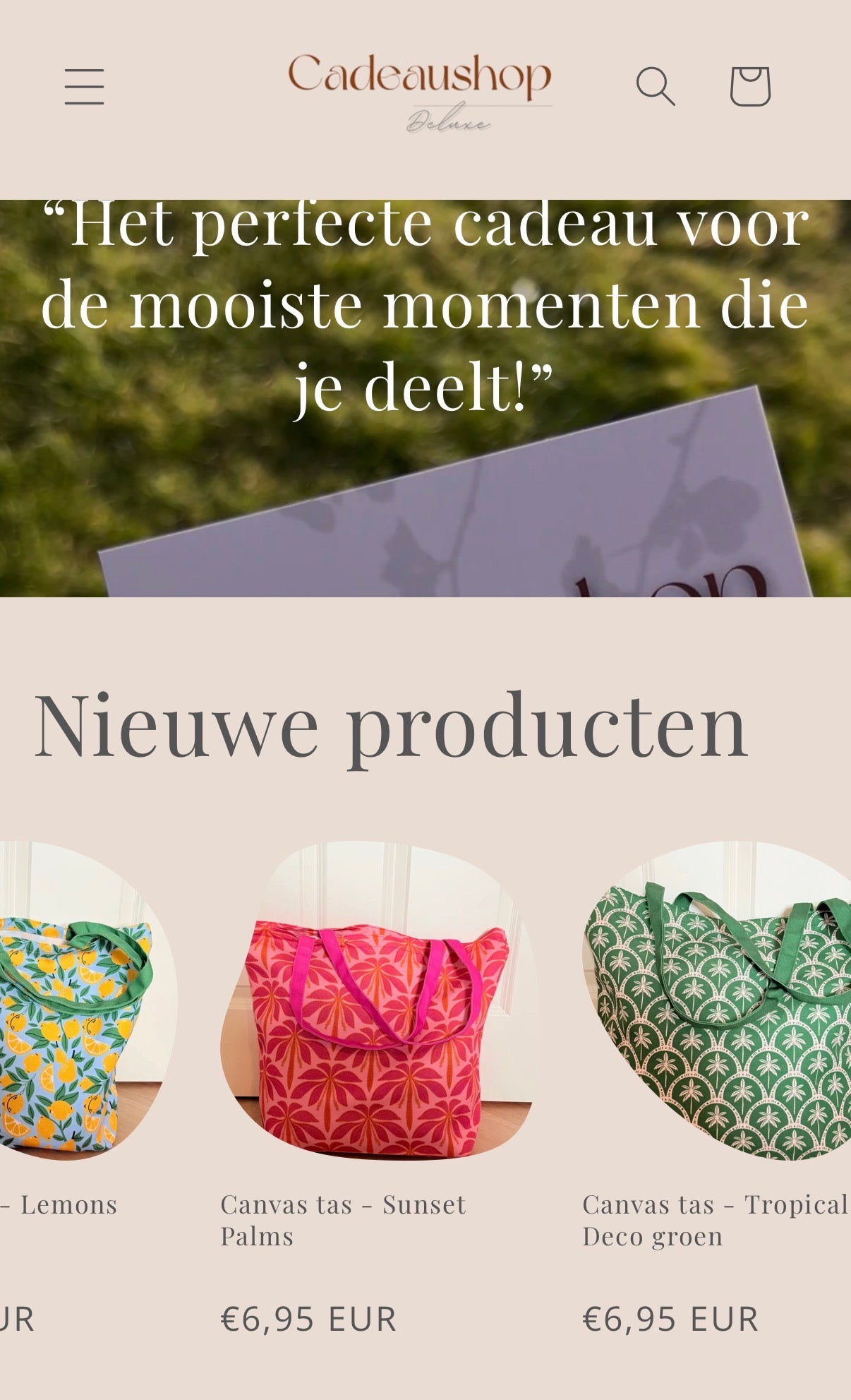 Homepage - Populaire keuzes