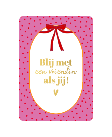 Wenskaart - Vriendin
