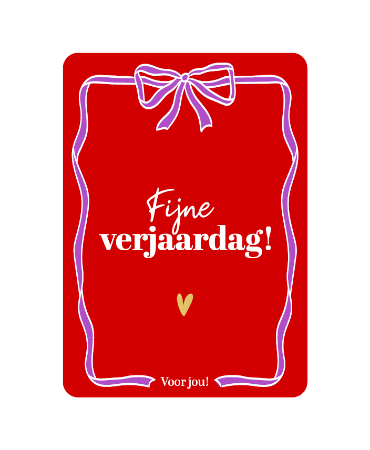 Wenskaart - Verjaardag
