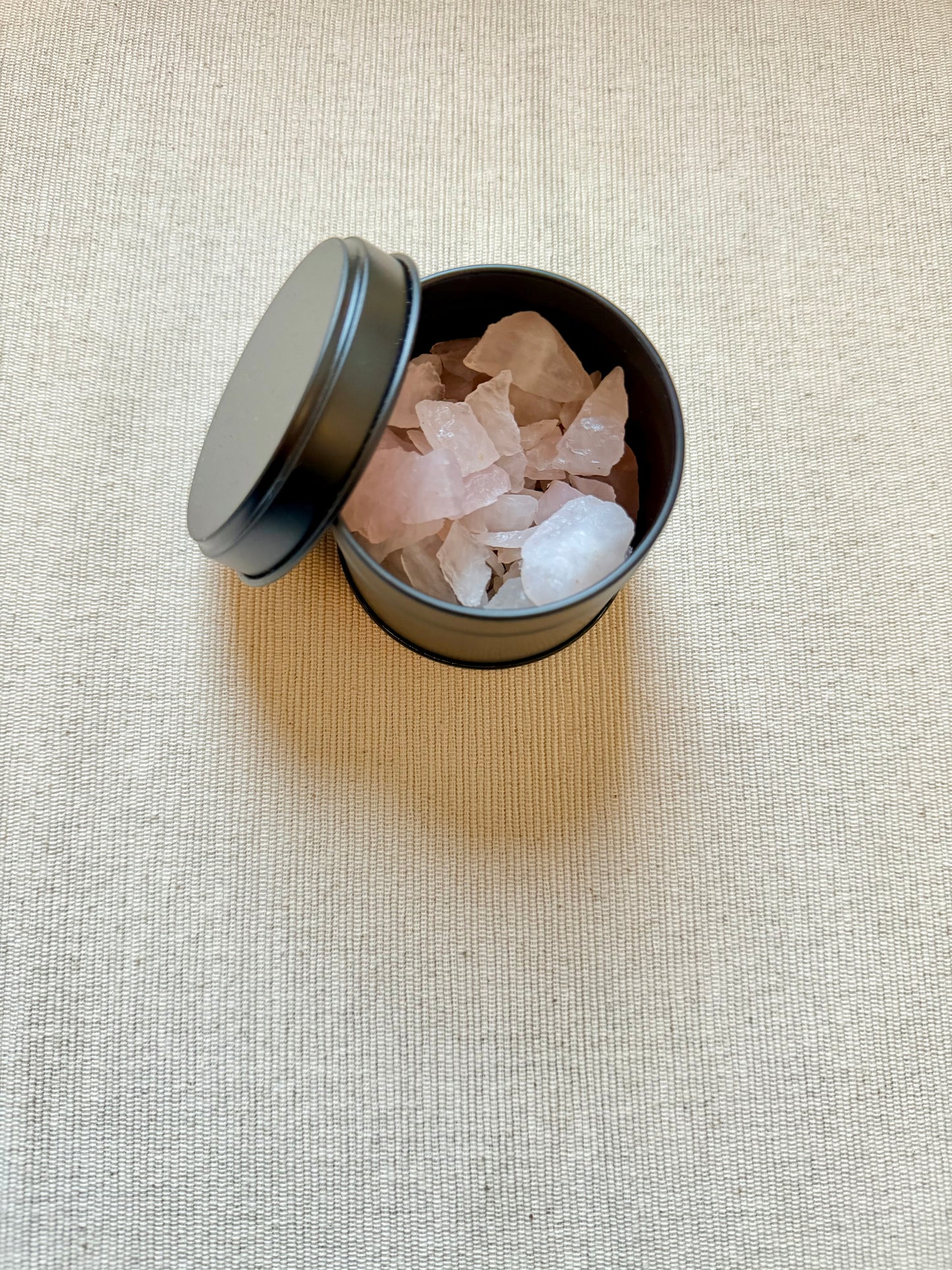 Rozenkwarts Edelsteen Diffuser in Luxe Blikje