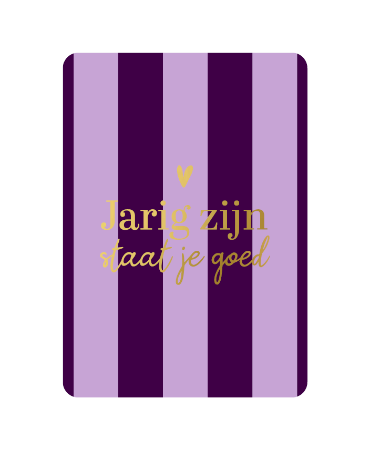 Wenskaart - Jarig
