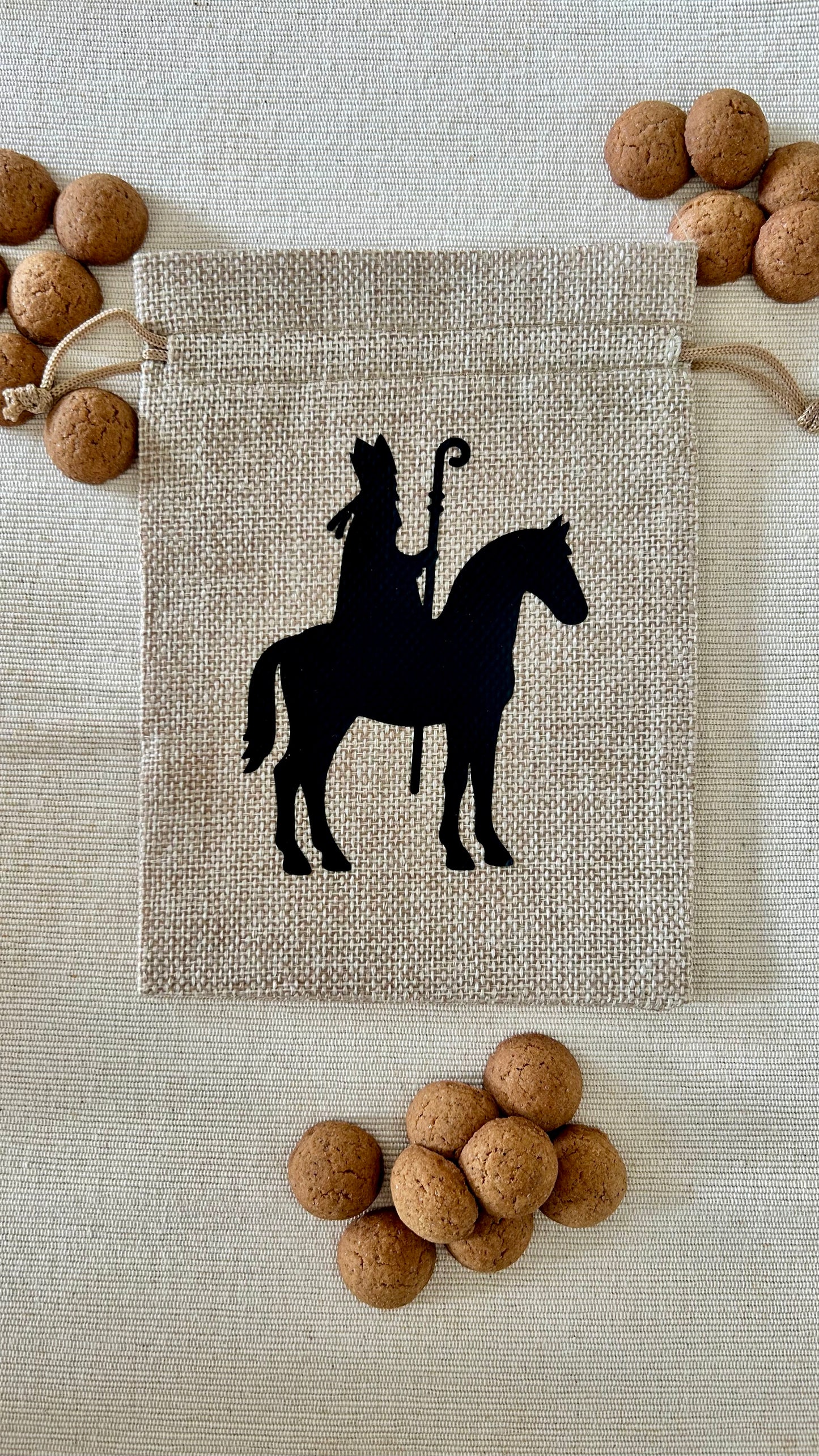 Pepernoot zakje - Sint op paard