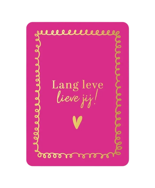 Wenskaart - Lang leve