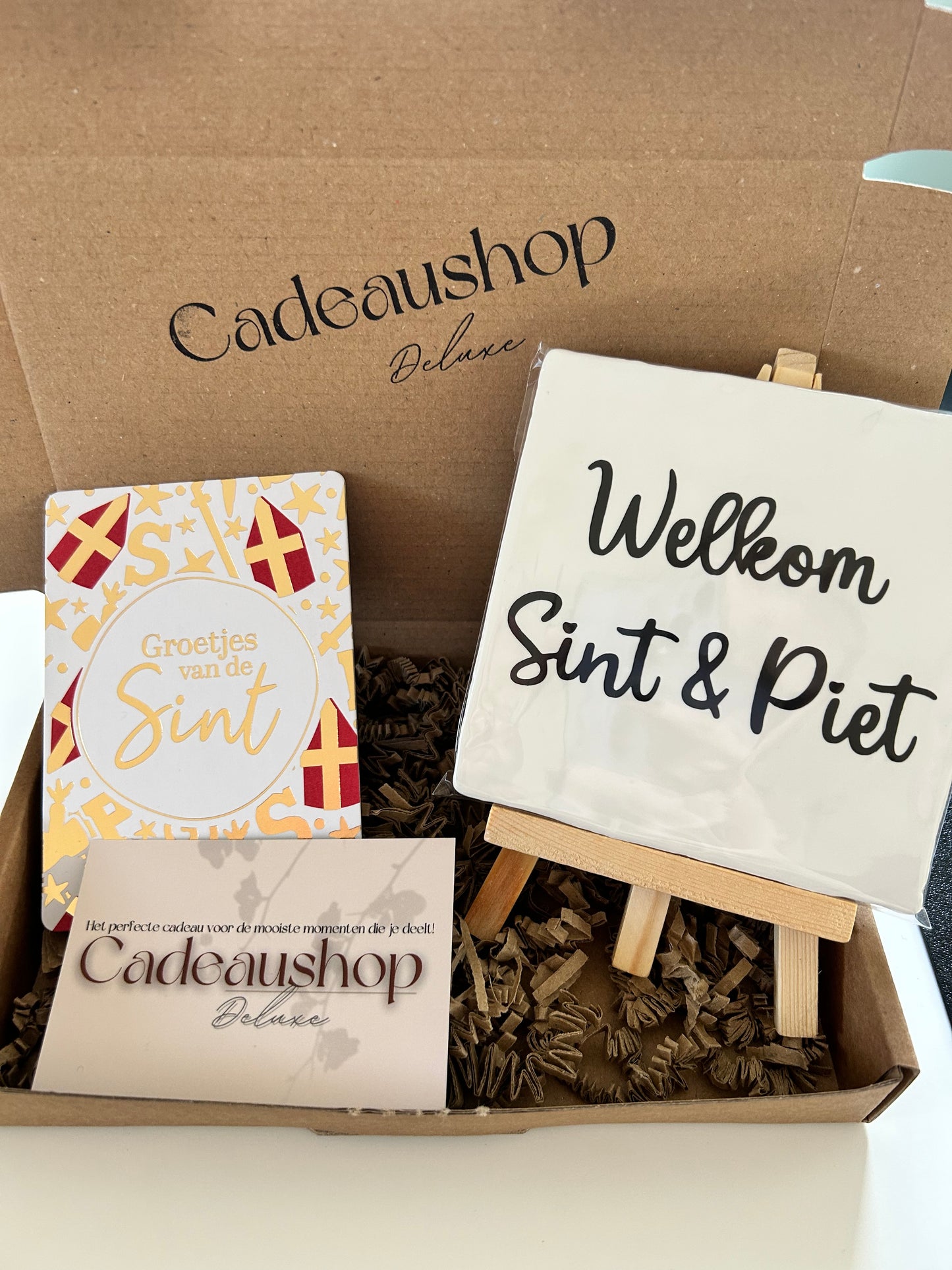 Tegeltje - Welkom Sint & Piet