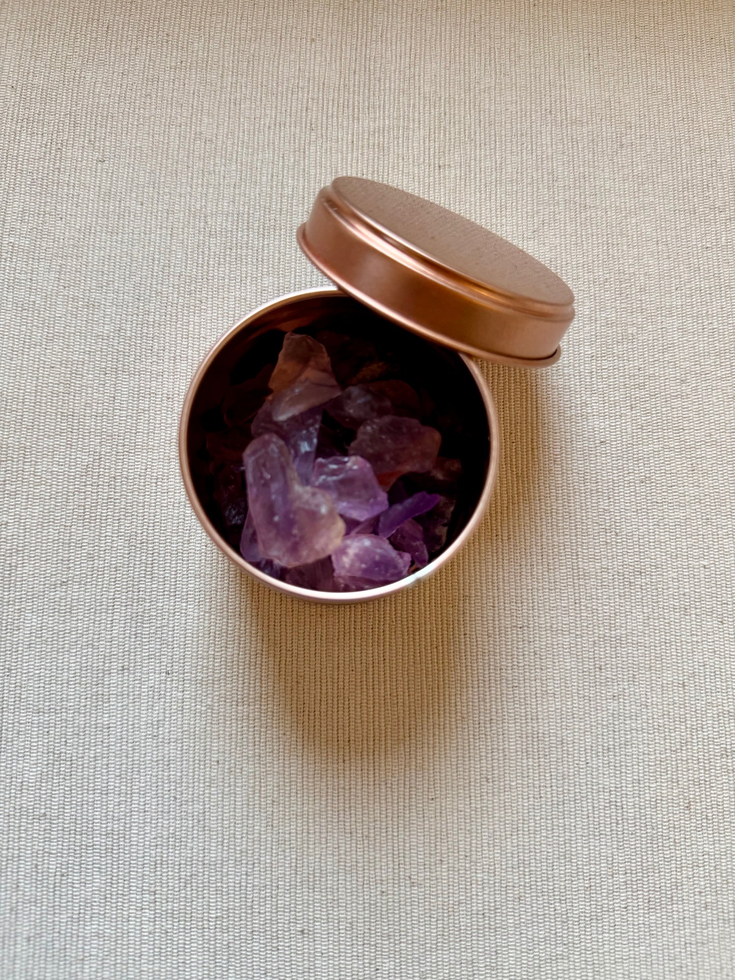 Amethist Edelsteen Diffuser in Luxe Blikje