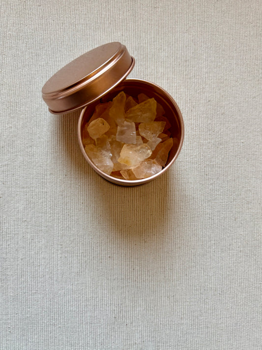 Citrien Edelsteen Diffuser in Luxe Blikje