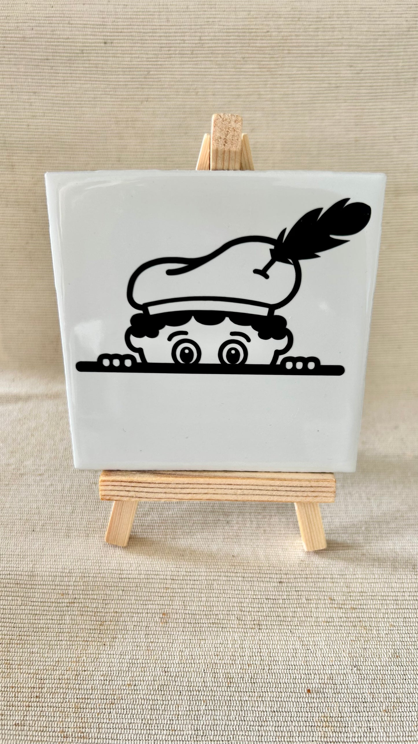 Tegeltje - Gluurpiet