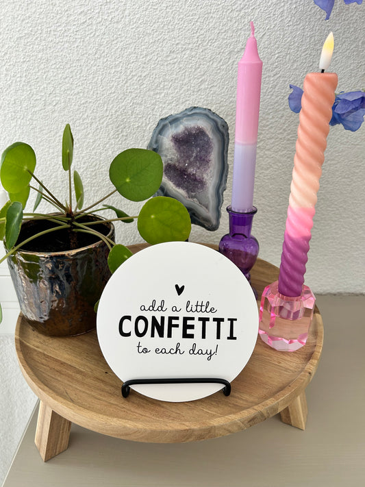 Wenscirkel - Confetti