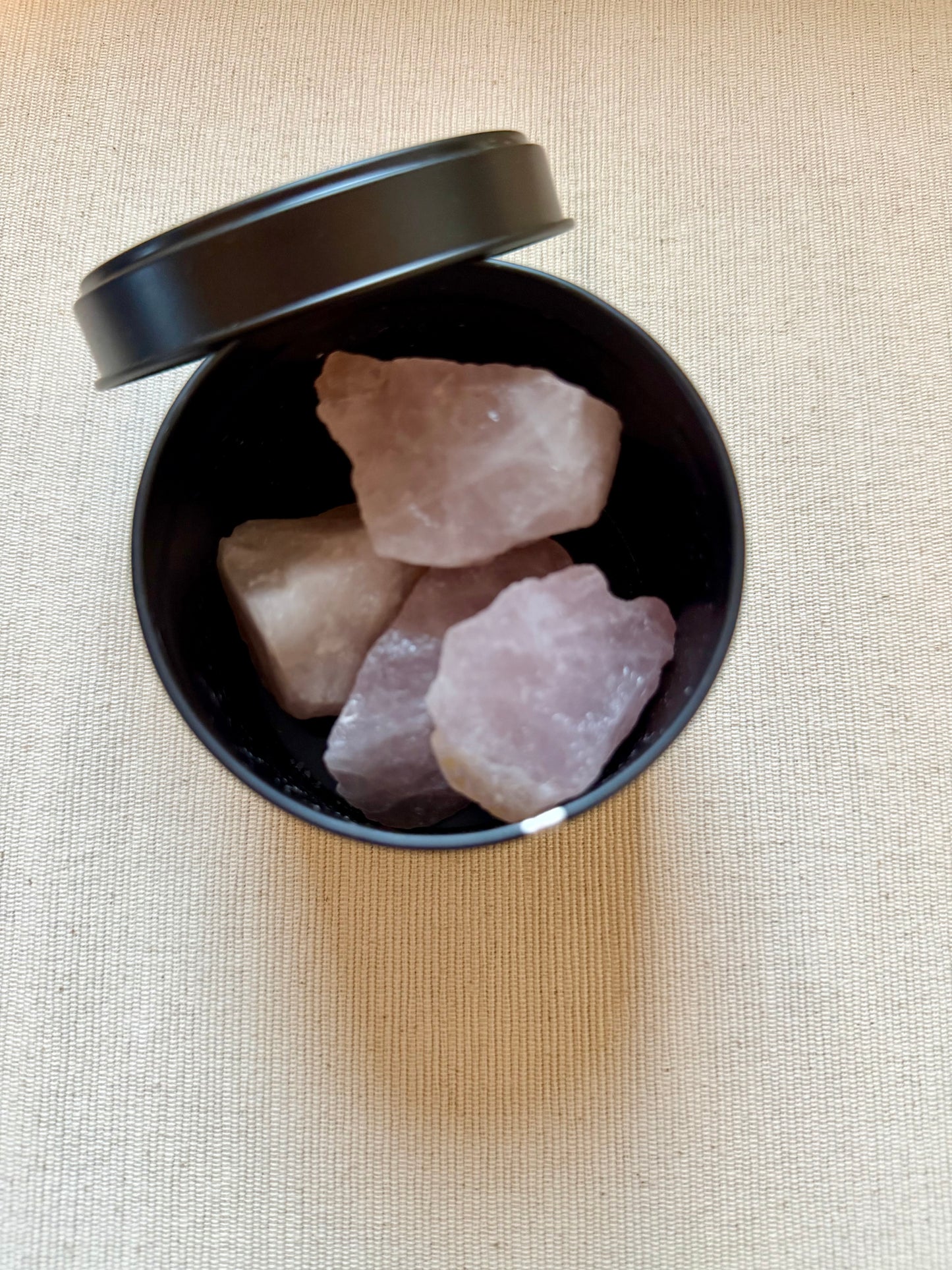 Rozenkwarts Edelsteen Diffuser in Luxe Blikje