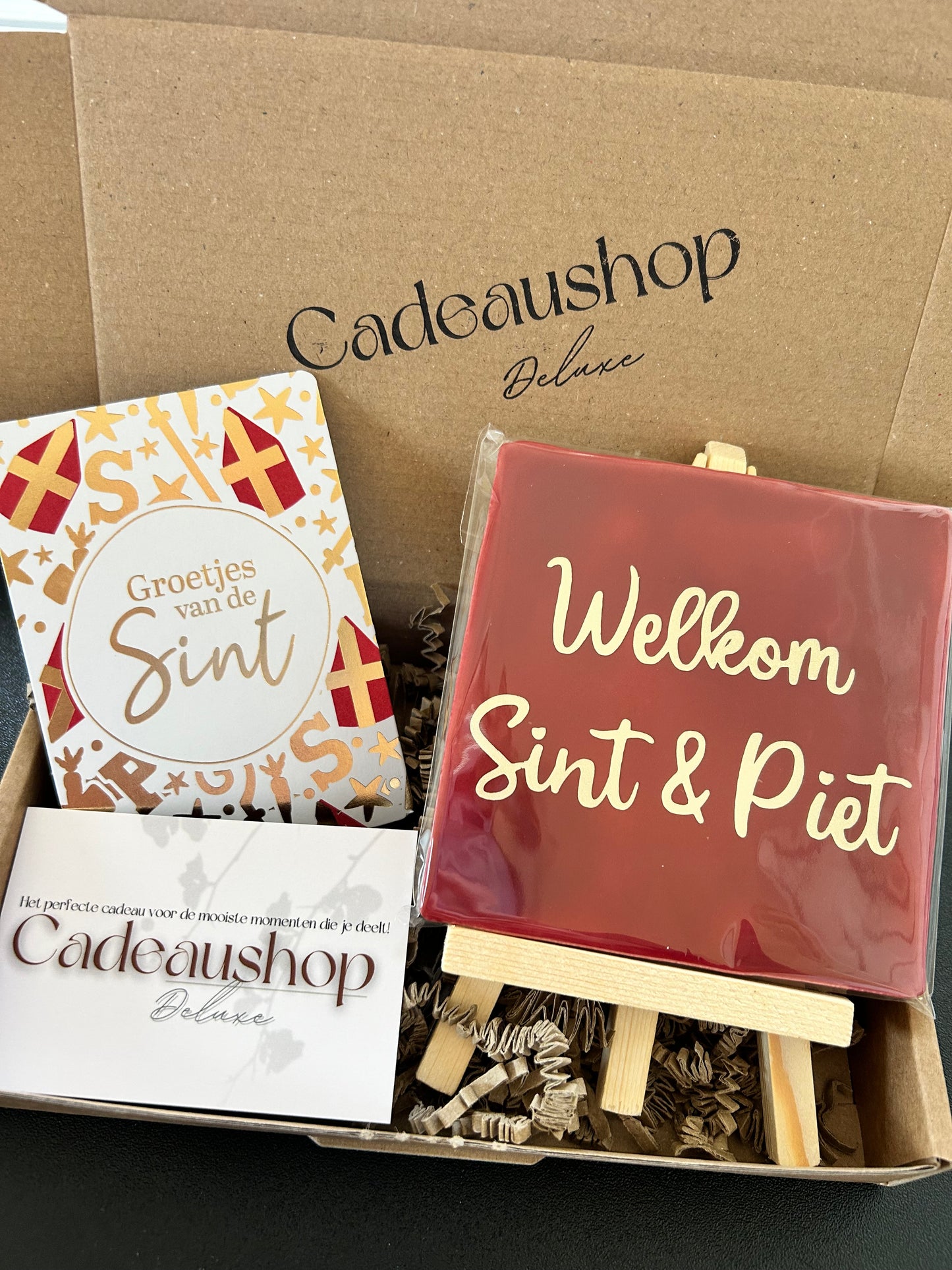 Tegeltje - Welkom Sint & Piet