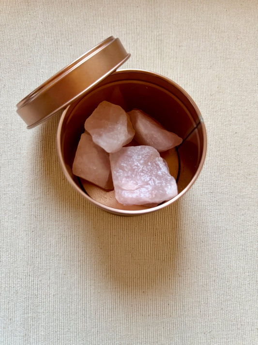 Rozenkwarts Edelsteen Diffuser in Luxe Blikje