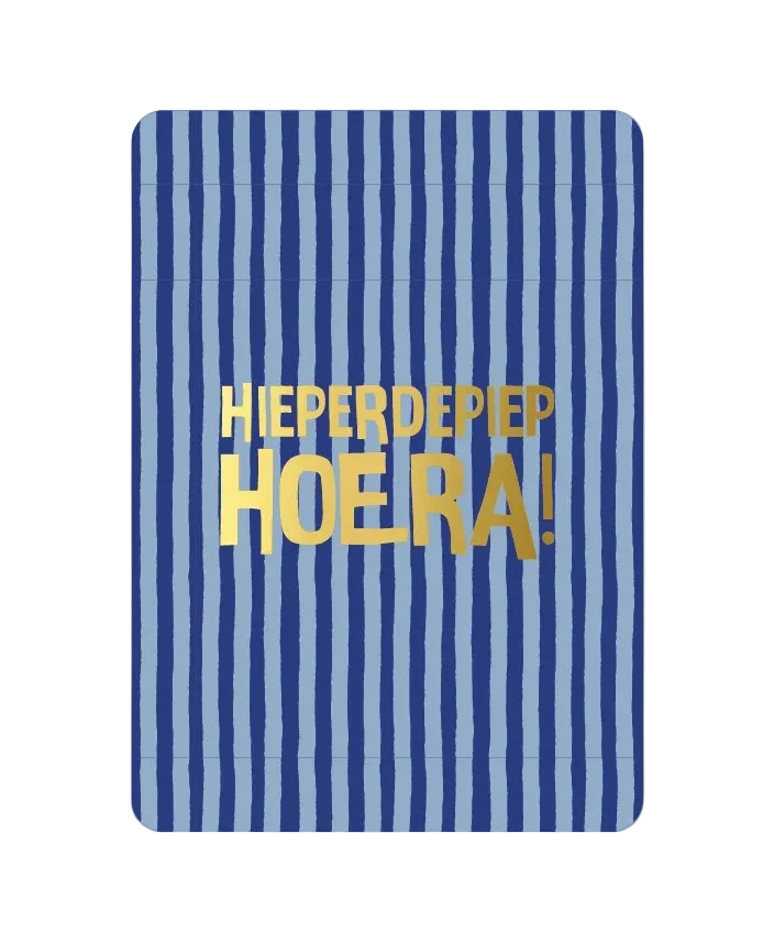 Wenskaart - Hoera