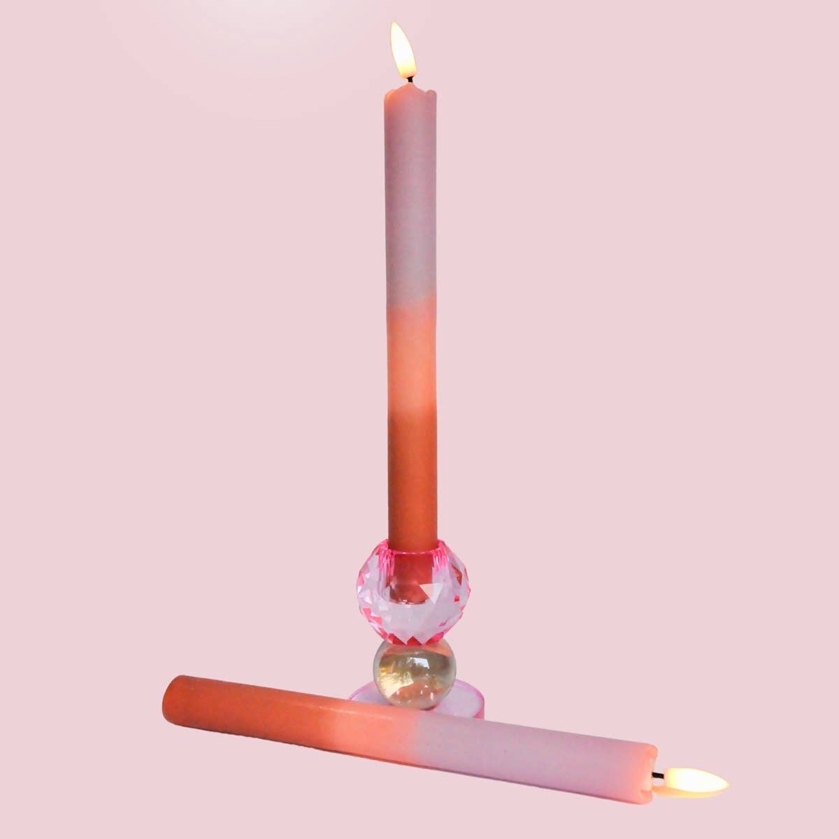 LED Pillar Candle Peachy