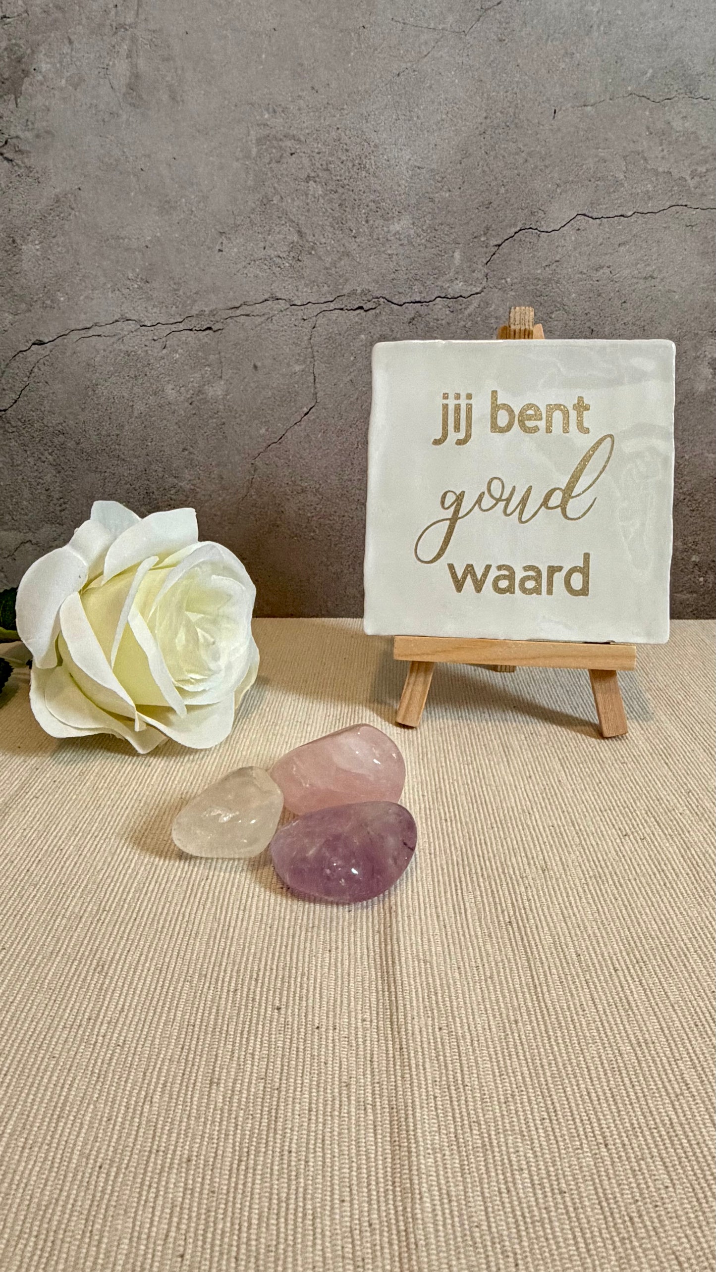 Gepersonaliseerd tegeltje