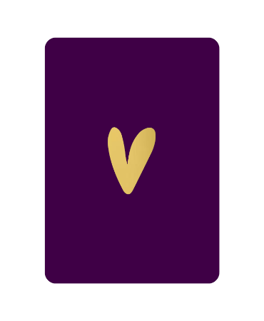 Wenskaart - Hart
