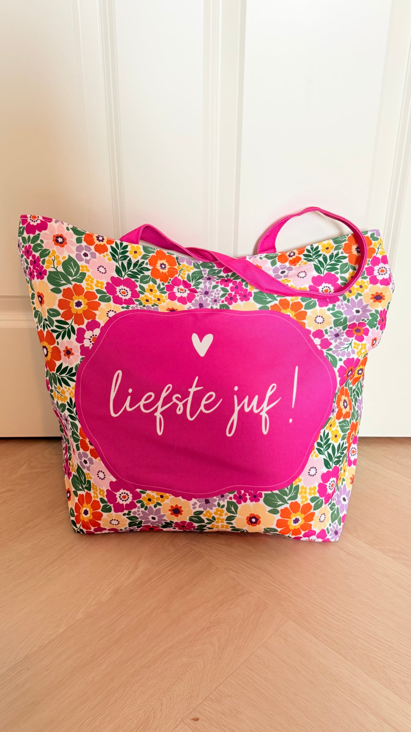 Canvas tas - Juf summer