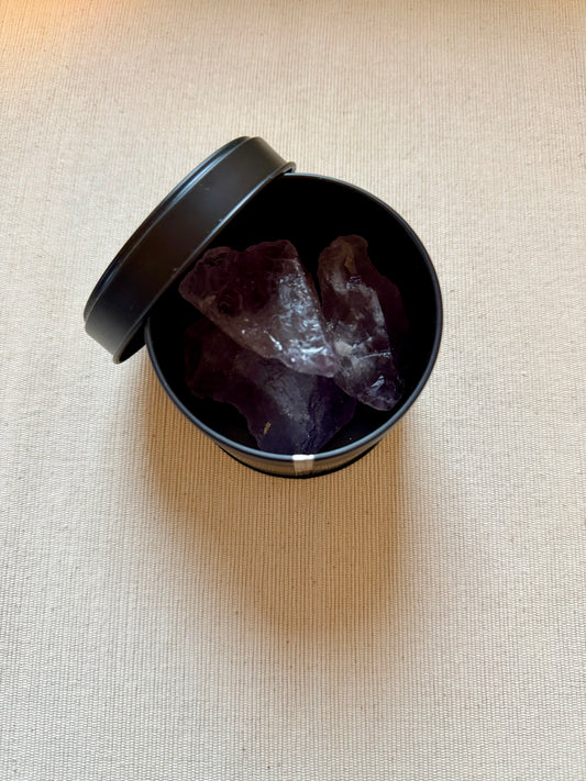Amethist Edelsteen Diffuser in Luxe Blikje