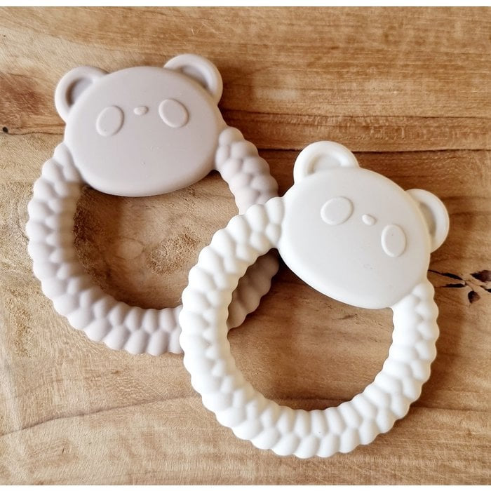 Bijtring siliconen Panda