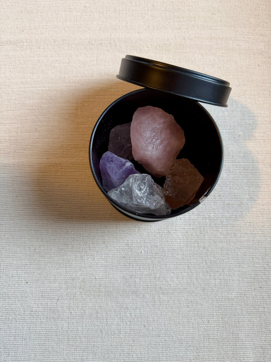 Gouden driehoek Edelsteen Diffuser in Luxe Blikje