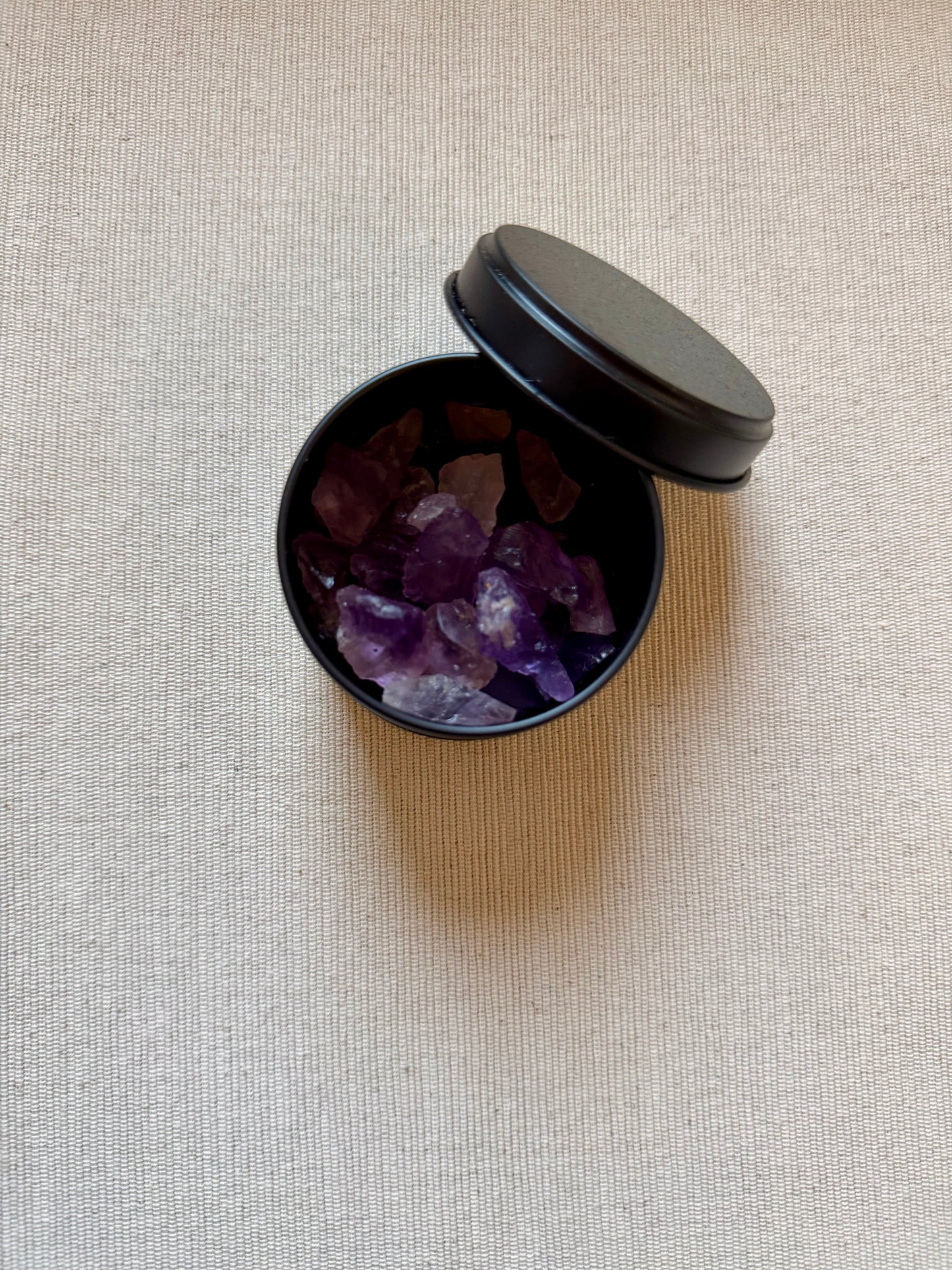 Amethist Edelsteen Diffuser in Luxe Blikje