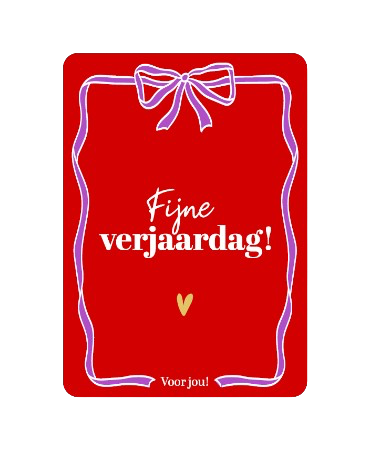 Wenskaart - Verjaardag