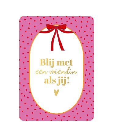 Wenskaart - Vriendin