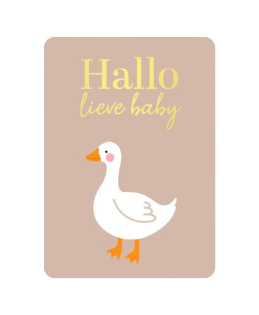 Wenskaart - Lieve baby