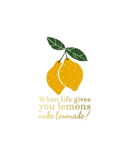 Wenskaart- Lemons