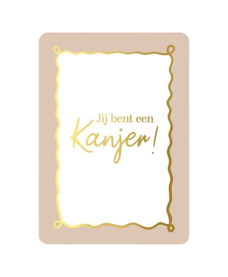 Wenskaart - Kanjer