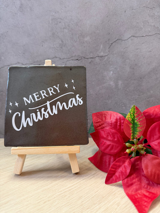 Tegeltje - Merry Christmas